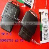 Tongda Key High Quality 2button Remote Key 433mhz ( 1JO 959 753 AG V5 ) for VW thumbnail-1