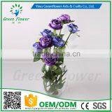 2016 Wholesale 12 PCS 8 Color Latex Artificial PU Flowers Rose Bouquet Wedding Bridal Decor Display Christmas Real Touch Flower thumbnail-6