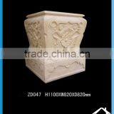 Antique marble stand for statue