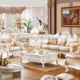 Luxury Classical French Italian European Antique Style Carved Rubber Solid Wood Frame Artistic Red Brown Leather Sofa Set Quality Choice thumbnail-2