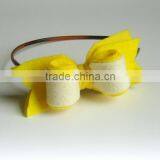 New Style Felt Bow Headband for Kids,wholesale Handmade Headbands thumbnail-3