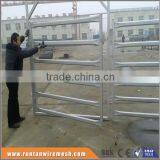 ISO9001 Anping Factory High Quality 5 Rails Welded Tubular Ranch Fence Panel Durable Galvanized Livestock Handling Panels