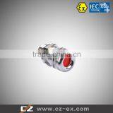 ATEX and IECEX certified explosion proof metal cable gland and for armoured cable