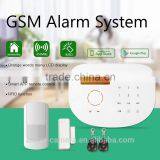 Newest Touch Keypad Design for GSM Alarm System!wireless Burglar Alarm System by SMS /phone/GSM/ SOS Alarm