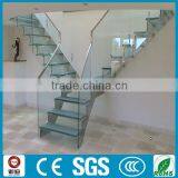 Interior Straight Tempered Glass Stair Glass Stair Prices for Sale--YUDI thumbnail-3
