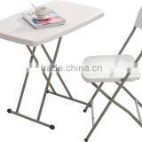 Delicate Coffee Table and Chair, Mini Coffee Folding Table and Chair