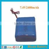 Best Selling 104050 2400mAh 7.4V Lipo Battery for Heating Vest thumbnail-3