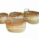 2015 New Product Water Hyacinth Basket for Home Decoration and Furniture thumbnail-1