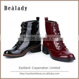 Factory price directly high quality genuine comfort patent leather designer shoes