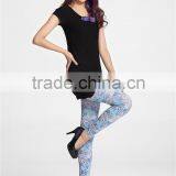 Seamless New Arrival Anti-Foul Ventilated Casual Opaque Floral Design Fashion Dress Women Pantyhose thumbnail-3