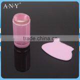 ANY Hot Sale Pink Plastic Handle Clear Silicone Nail Art Tool Stamping Nail Art Stamper