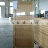 Unfinished Interior Room Modern Design Oak Veneered Wood Panel Door Design thumbnail-6