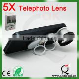 5x telephoto lens 5x zoom lens for mobile phone zoom telescope lens for iphone smartphone Samsung galaxy S4 S3 mini