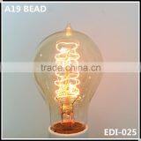 Hot sell 230V 30W A19 Clear Carbon filament lamps vintage Edison Decorative lamps