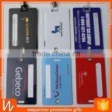 Slim Thin Luggage Tag With Silicone Strap thumbnail-4