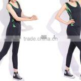 Polyester Spandex Ladies Running Wear Running Suits for Summer thumbnail-5