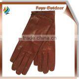 Goat Sheep Skin Gloves for Laides, Jacinth &all Colors, Sizes Can be Customized, Logo is ok