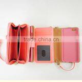 Fashionable Wallet Detachable Magnet Leather Case for Iphone 4 5 6 Wholesale thumbnail-3