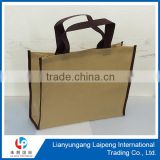 2015 new style recycled print own logo non wowen shopping bag