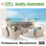 Synthetic Rattan Glass Top Tables and Chairs thumbnail-1