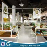 Floor Display,vegetable and Fruit Display Shelves for Supermarket