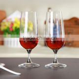 Handmade clear crystal beer wine drinking glasses