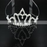 Wholesale Small Princess Crown Hairband Wedding Bridal Tiaras and Crowns thumbnail-2