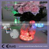 Round 4 Inch Colorful Led Centerpiece Light Base for Wedding Decoration thumbnail-5