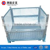 2016 new style four way entry custom size heavy duty corrugated sheet bulk containers metal pallet box