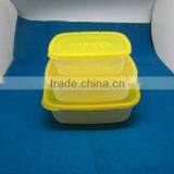 3 Set Rectangle Plastic Food Container Food Storage