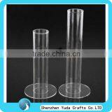 Best Selling Plastic Tubings PMMA Pipes, Cheap Price Custom Tube Clear Acrylic Tubes With Base thumbnail-1