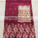 Haniye 2016 Nigerian George Fabric With Blouse/ Raw Silk George in Switzerland Wholesale Indian George Lace Fabric/PLG03-10 thumbnail-6
