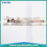 #4 Metal White Color Cotton Tape Zipper thumbnail-1
