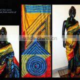 Bishnupur Sonamukhi slik hand painted sarees