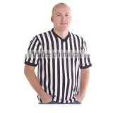 new design custom made stripe referee shirt sublimated stripe referee t-shirt referee jersey for men hot sale