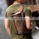 Male Canvas Waist Bag Outdoor Sport Single Shoulder Bag Casual Travel Bag thumbnail-3