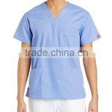 Custom Men's V-Neck Scrub Double Chest Pocket Top thumbnail-1