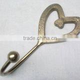 Cast Iron Hooks for Clothes With Nickel Plated