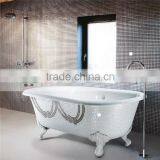 MB PBT-CV-S02 Handmade Mosaic Small Bathtub Design Silver Leaf Mosaic Art Mosaic Bathtub thumbnail-4