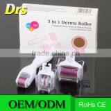 Guangzhou Ekai 3 in 1 Derma Roller Kit Titanium Needle Roller Gold Color (CE ROHS) thumbnail-2