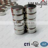 ISO/Reach,RoHs Thin Small Disc/cylinder N52 Neodymium Magnet thumbnail-1