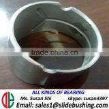 Bi Metal Bush With Flange SAE1010 SAE 792 Bimetal Bronze Bushing SWPB Bimetallic Bearing (steel+cooper+teflon) BPW Bimetal Bush thumbnail-5