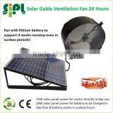Vent Goods Solar Panel Green House Industrial Fan Home Appliances 40w Best Selling Solar Wall Mounted Fans thumbnail-2