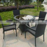 Modern Outdoor Wicker Furniture Stackable Garden Rattan Dining Chair(2042AC) thumbnail-3