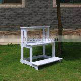 2016 Ladder Design Wooden Plant Rack Flower Planter Shelf / Display Stand thumbnail-2