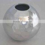 Recycled Aluminum New Design 2014 Mirror Finish Polished Decorative Metal Vase thumbnail-1
