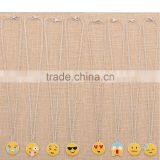 2016 Wholesale Handmake Fashion Stainless Steel Pendant Emoji Necklace Jewelry Manufacturer China thumbnail-6