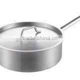 Two Handle Sauce Pan Saucepan Cooker Family Restaurant Hotel Usage Shot Body Stainless Steel Soup Pot With Lid thumbnail-3