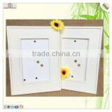 Leg White Painted Colorful Vintage Wooden Photo Frame thumbnail-1