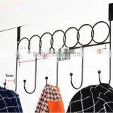 Multi-Function Metal Over The Door Hanging Hooks thumbnail-3